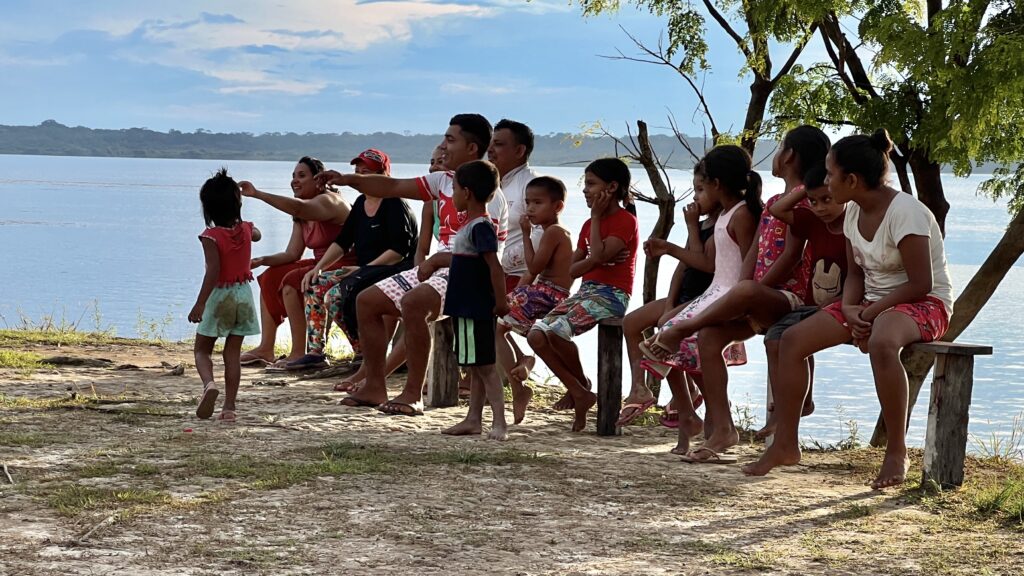 Brazilian fishing village families